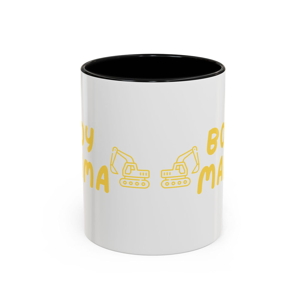 Boy Mama Coffee Mug | Excavator Coffee Cup | Construction Mom Mug | Boy Mom Gift | Bulldozer Lover | Cute Mom Mug | 11oz