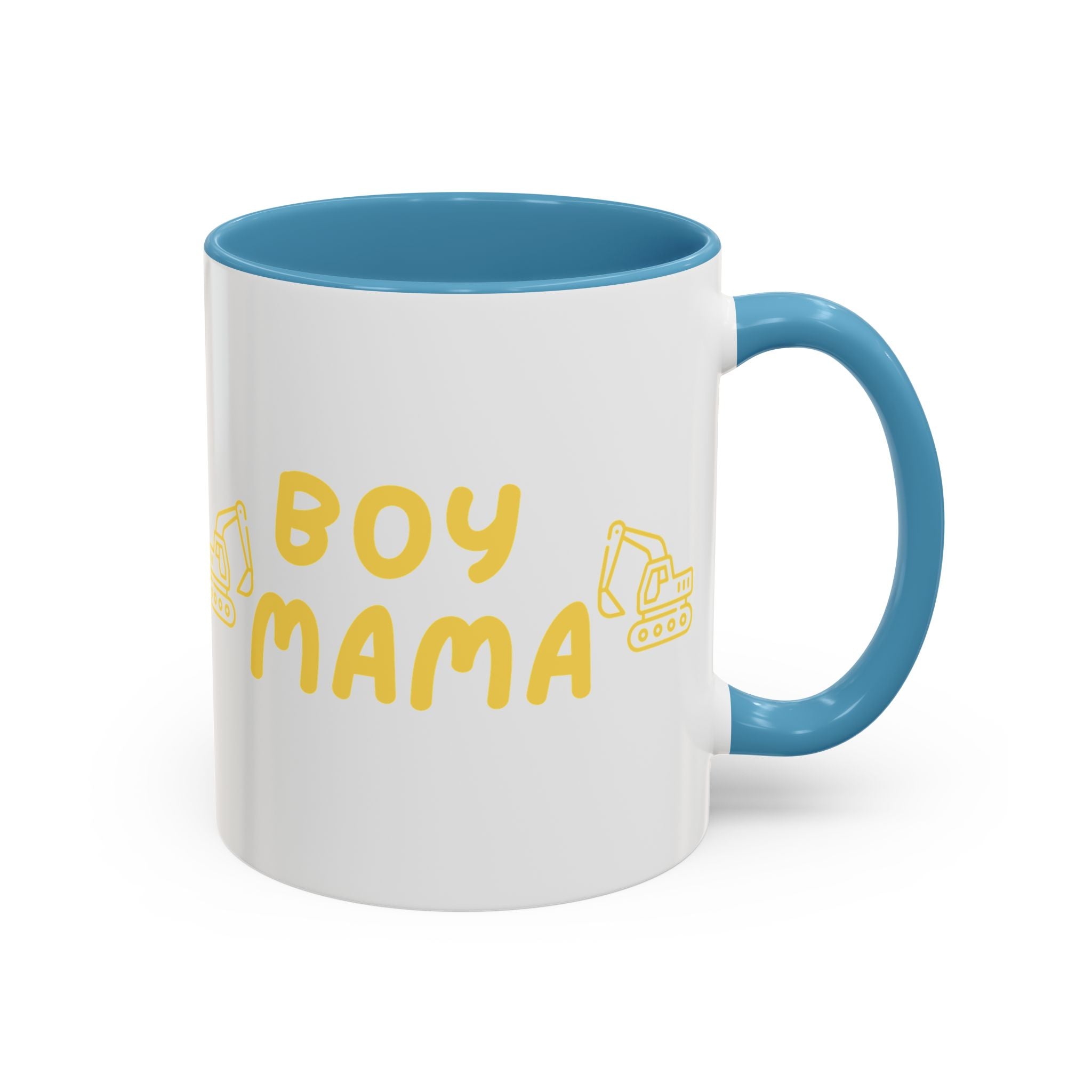 Boy Mama Coffee Mug | Excavator Coffee Cup | Construction Mom Mug | Boy Mom Gift | Bulldozer Lover | Cute Mom Mug | 11oz