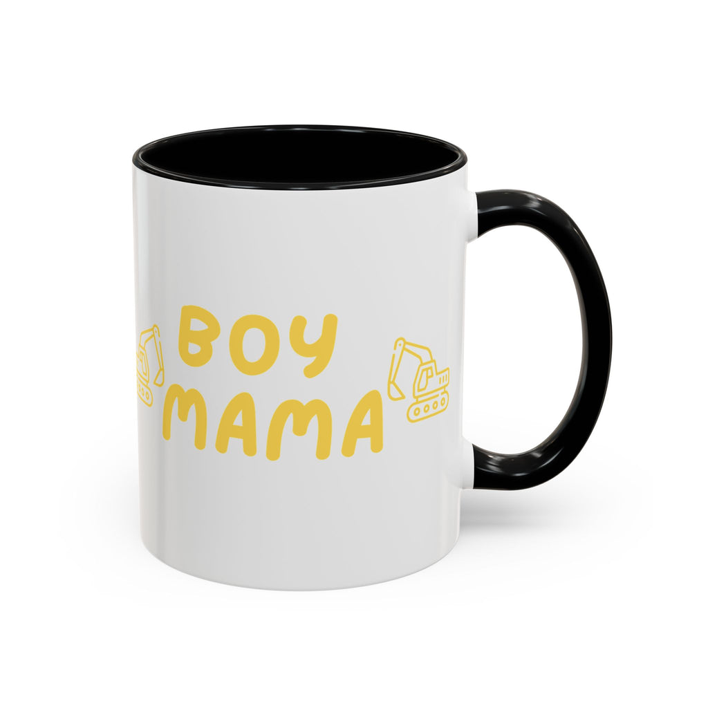 Boy Mama Coffee Mug | Excavator Coffee Cup | Construction Mom Mug | Boy Mom Gift | Bulldozer Lover | Cute Mom Mug | 11oz