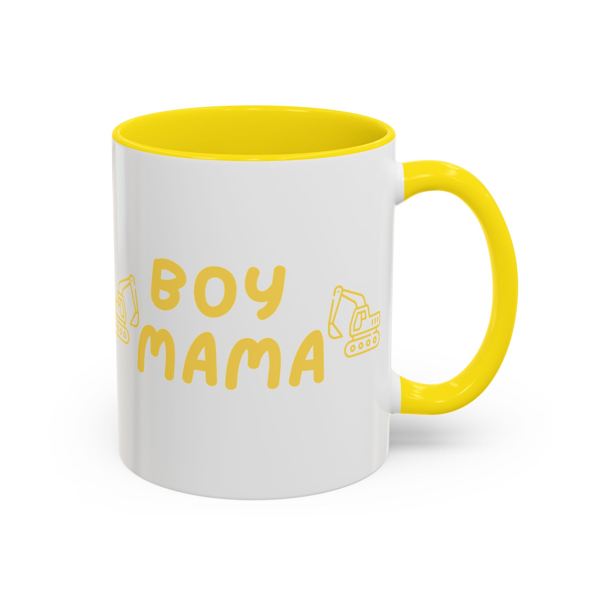 Boy Mama Coffee Mug | Excavator Coffee Cup | Construction Mom Mug | Boy Mom Gift | Bulldozer Lover | Cute Mom Mug | 11oz