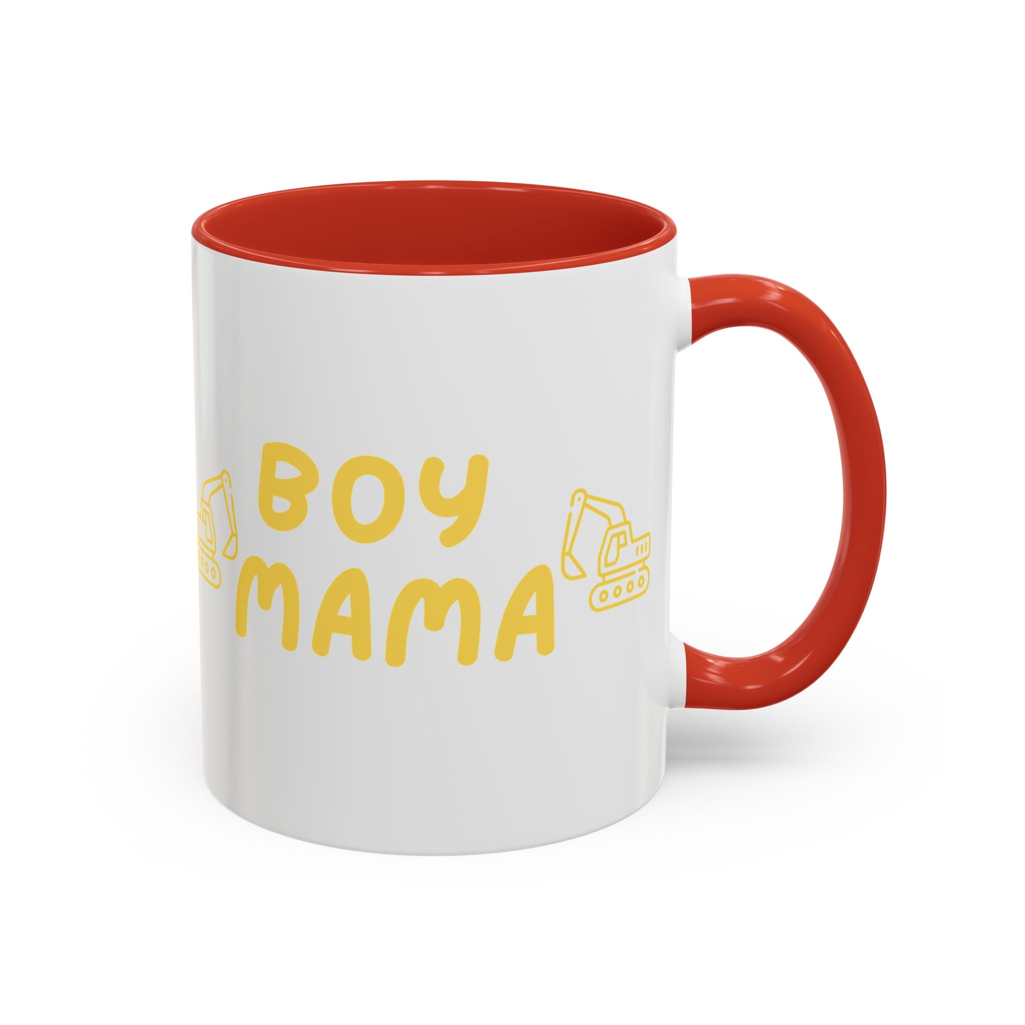 Boy Mama Coffee Mug | Excavator Coffee Cup | Construction Mom Mug | Boy Mom Gift | Bulldozer Lover | Cute Mom Mug | 11oz