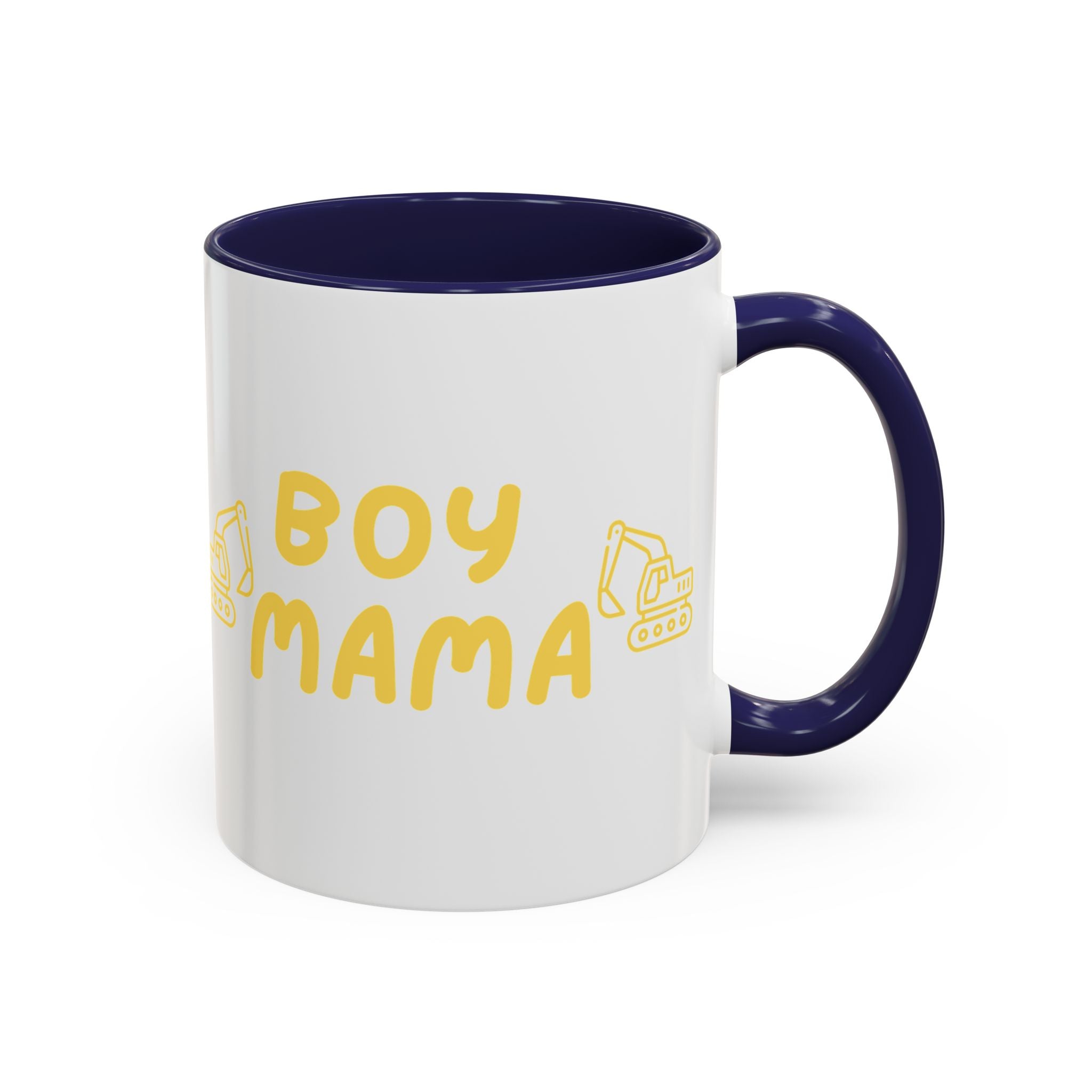 Boy Mama Coffee Mug | Excavator Coffee Cup | Construction Mom Mug | Boy Mom Gift | Bulldozer Lover | Cute Mom Mug | 11oz