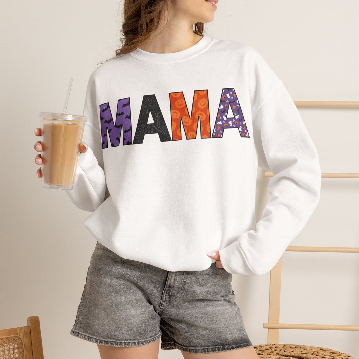 Halloween Mama Sweatshirt | Spooky Mama Crewneck